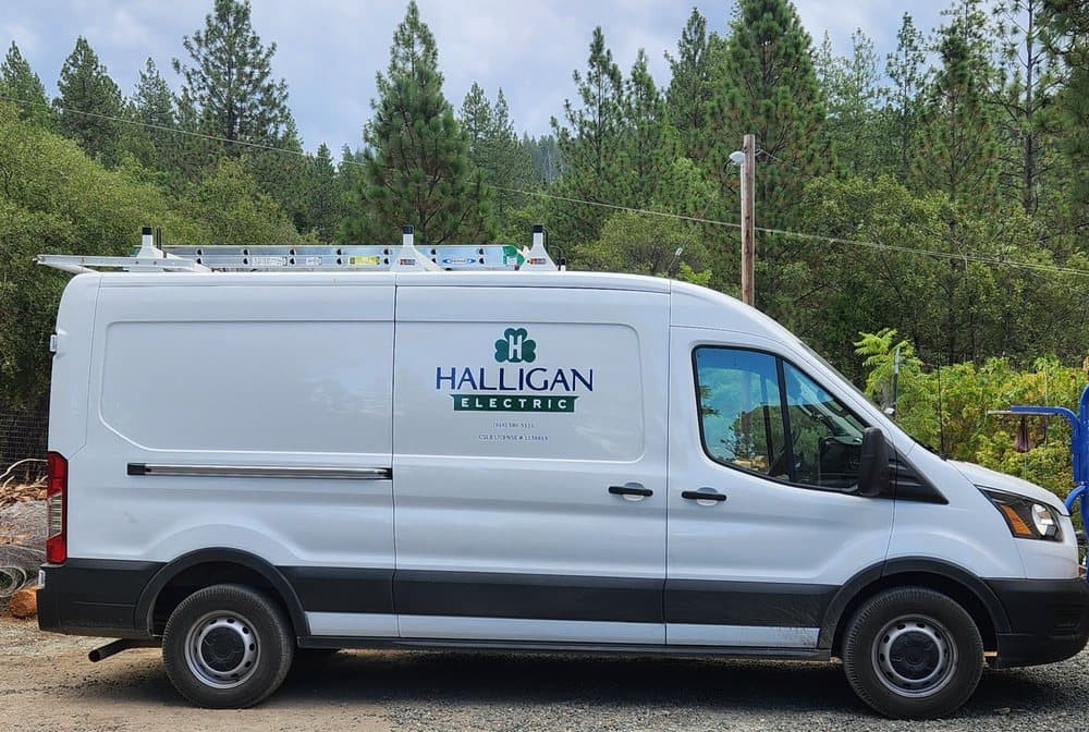Halligan Electric work van
